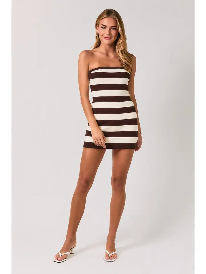 Sweater Tube Dress with Shorts