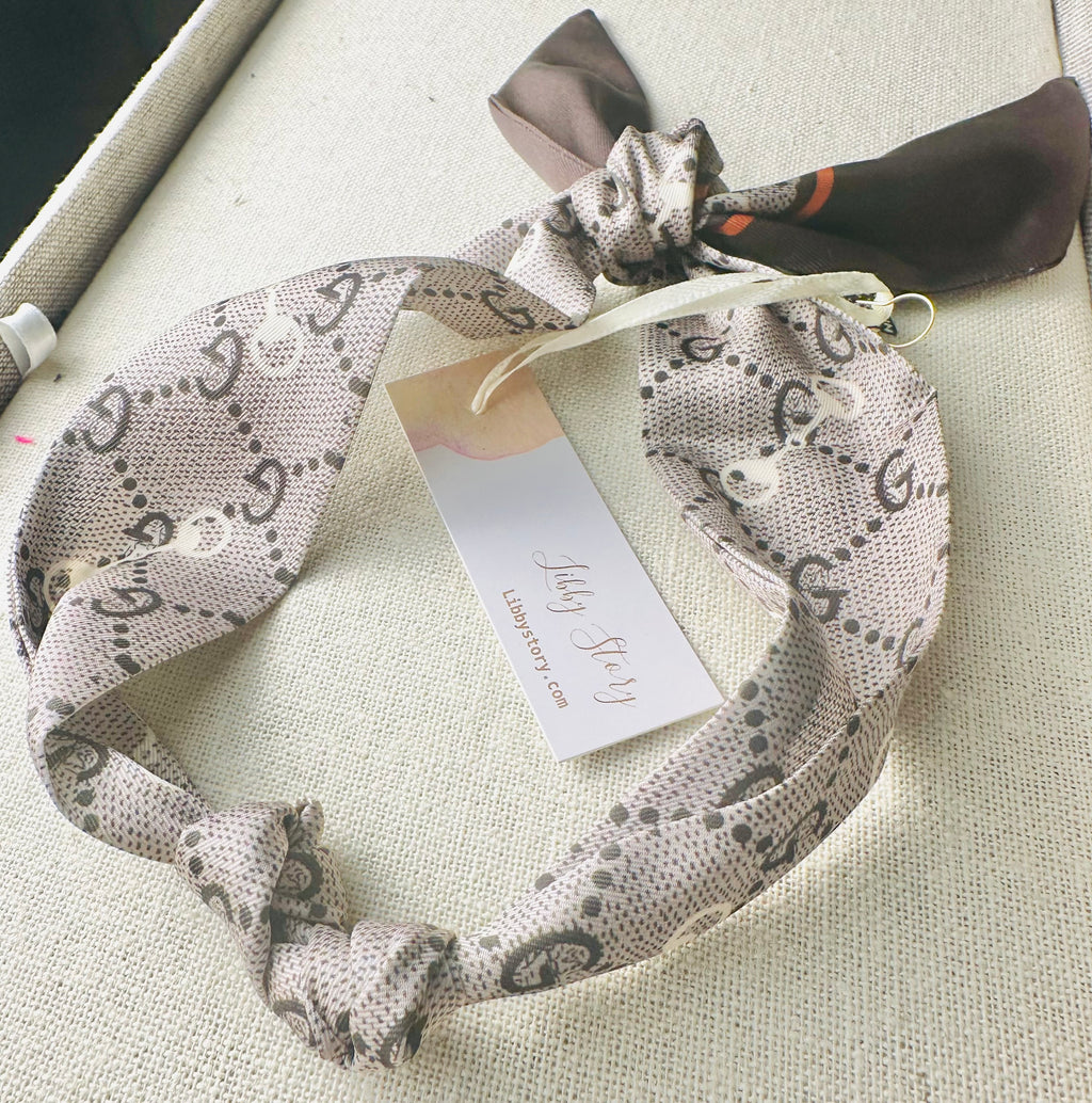 Tie On Scarf Necklace for Clip On Charms
