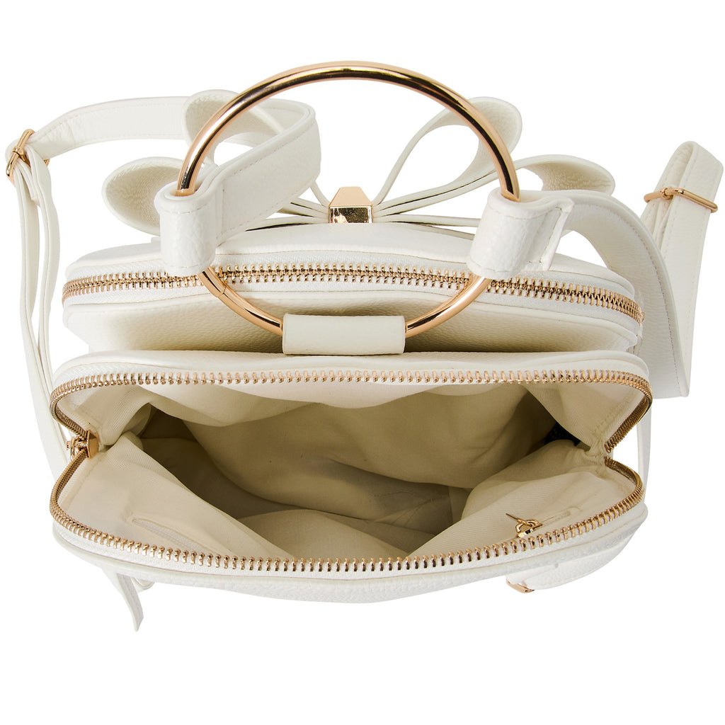 Makenna Bowtie Ring Handle Backpack