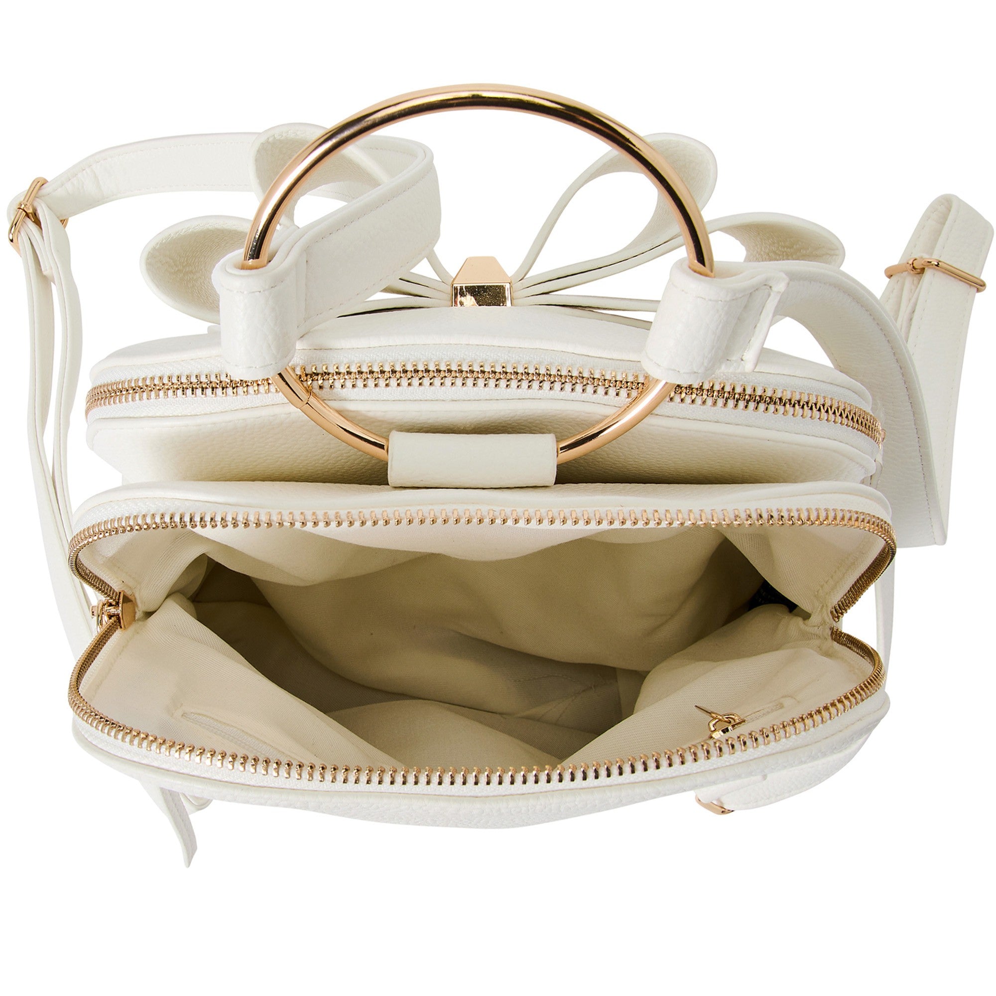 Makenna Bowtie Ring Handle Backpack