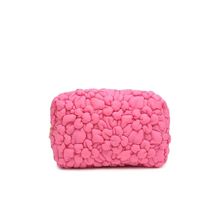 Flora Pop Nylon Cosmetic Pouch