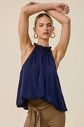 Different Story Braided Halter Top