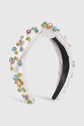 Topknot Bowtie Rhinestone Headband