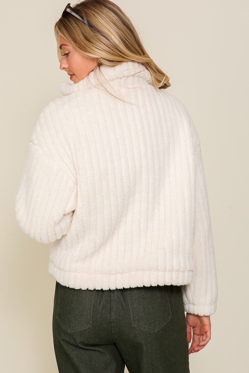 Snuggle Up Teddy Button Down Jacket