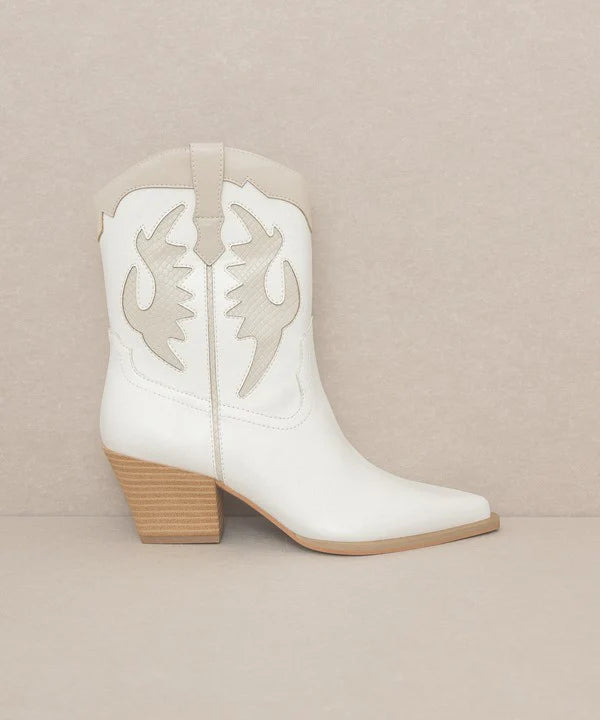 The Houston Layered Panel Cowboy Western Boot