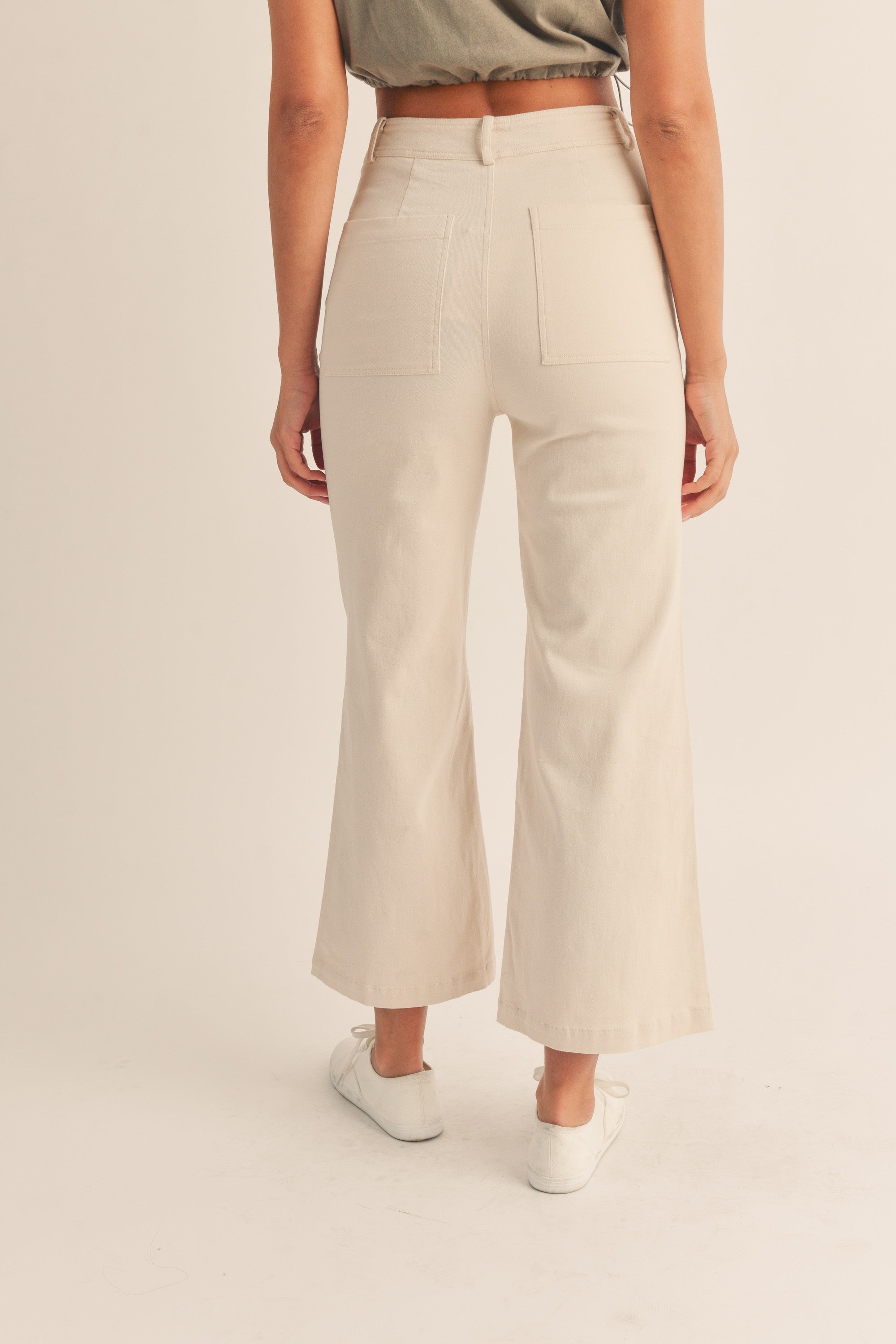 Toni High Rise Wide Leg Pant