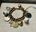 Uocycled OOAK Vintage Charm Bracelet