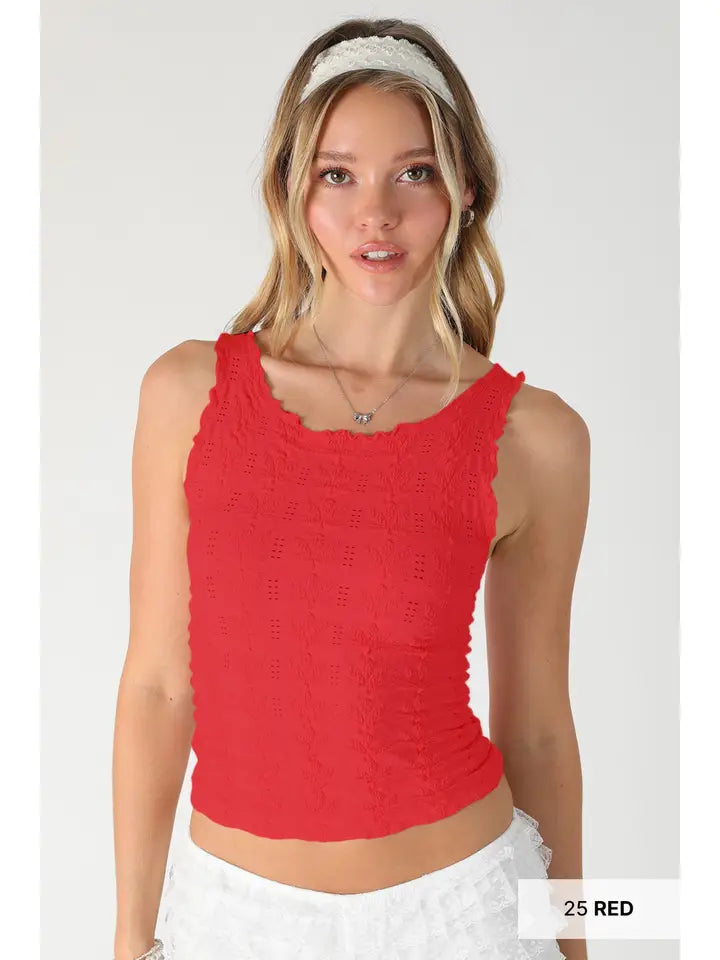 NikiBiki Floral Edge Top