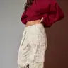 Nature Camo Print Wide Leg Pants