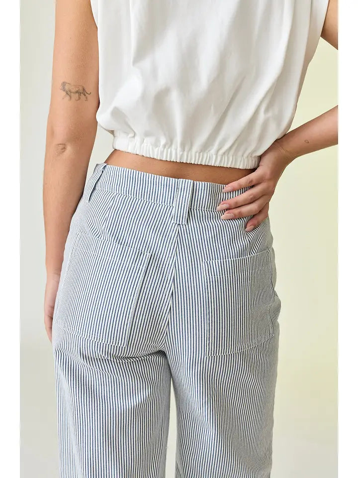 Kylie Pinstripe Pants