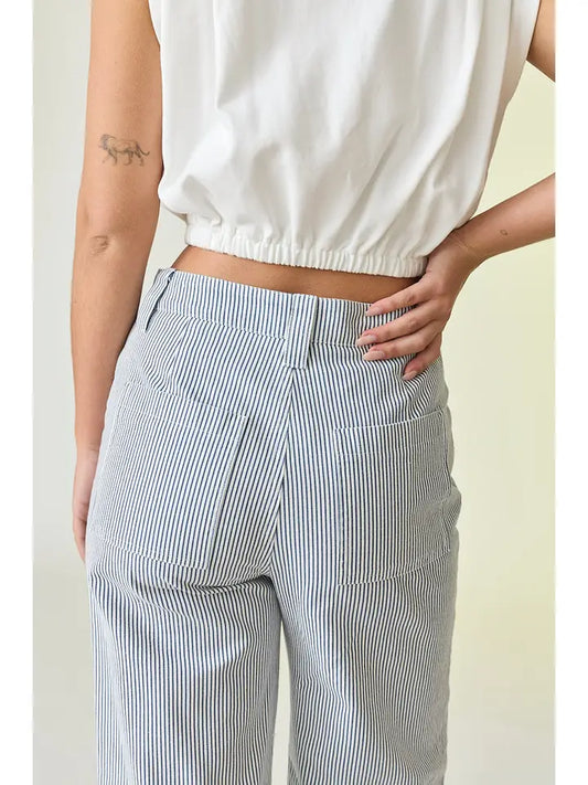 Kylie Pinstripe Pants