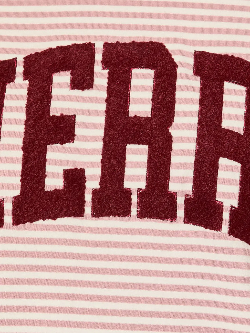 Merry Striped Mockneck Sweatshirt
