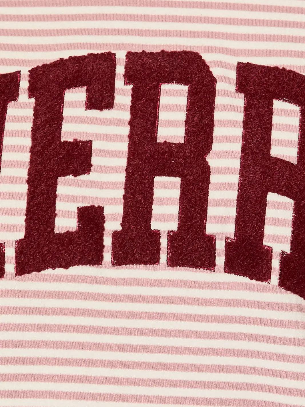 Merry Striped Mockneck Sweatshirt