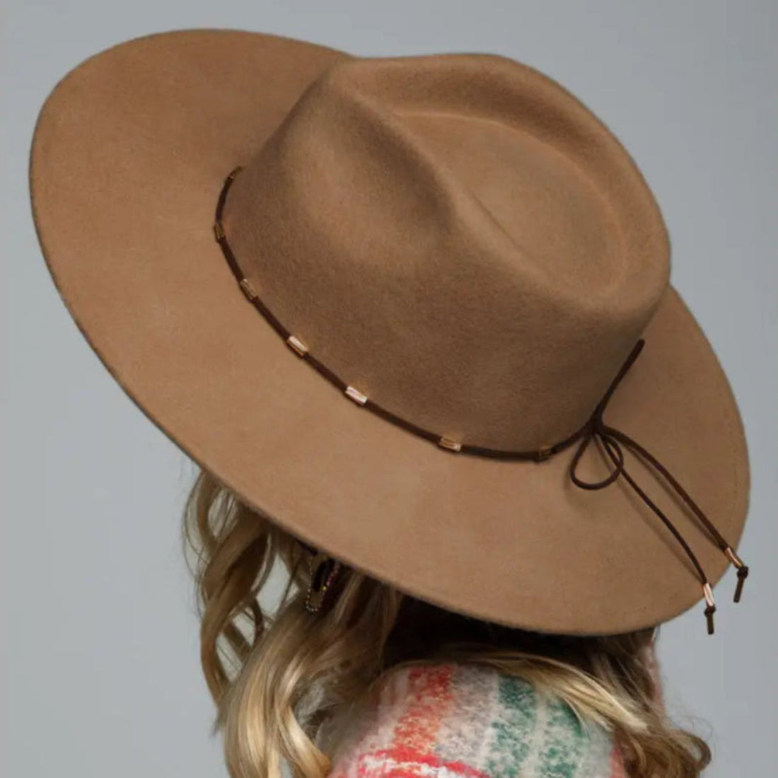 100% Wool Delicate Trim Panama Hat