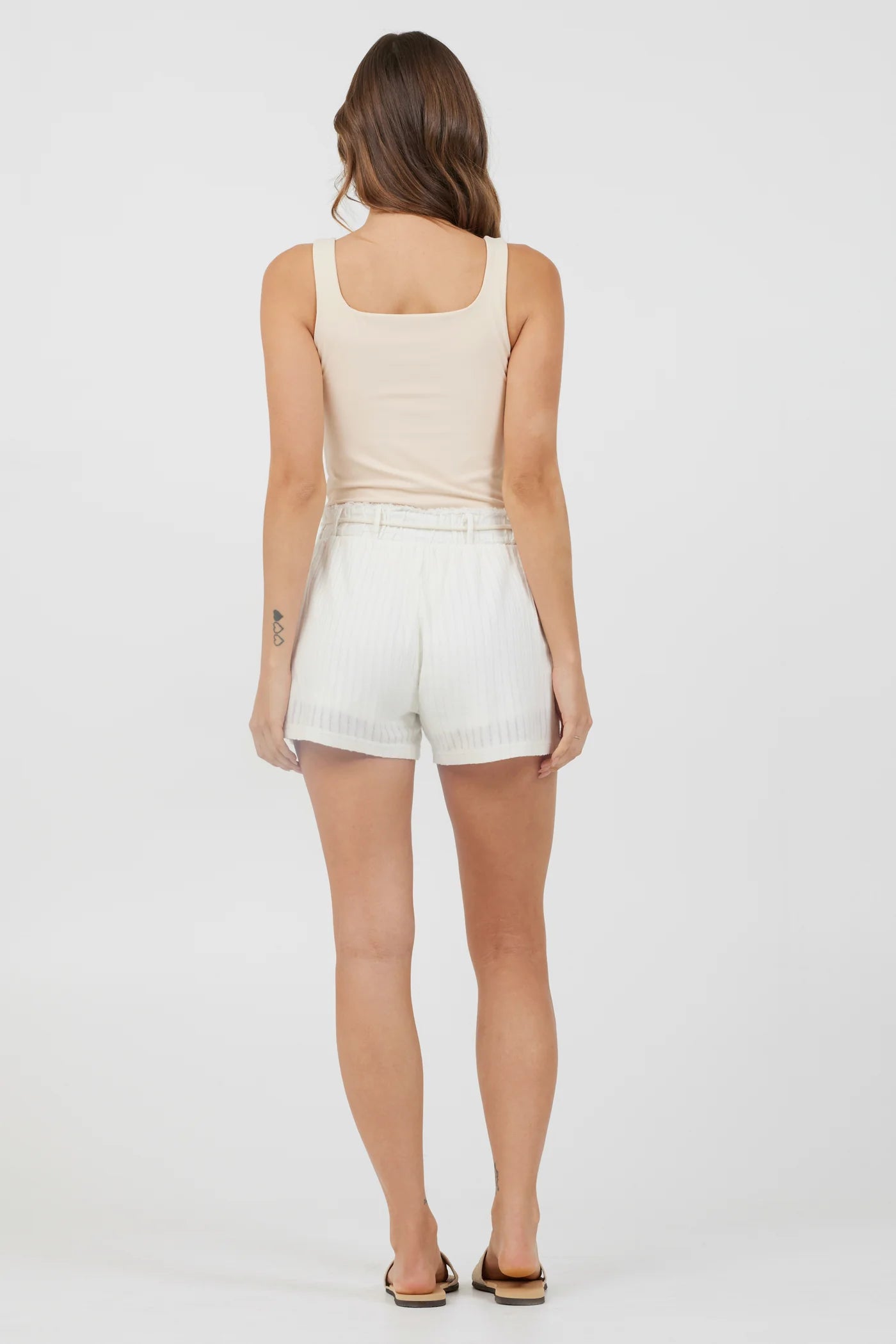Vintage Havana Cotton High Waist Short w/ Cord