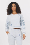 Vintage Havana Washed Rib Crewneck