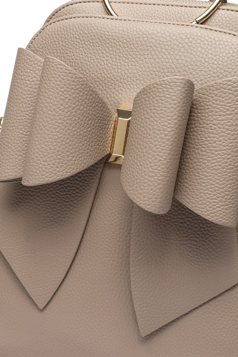 Makenna Bowtie Ring Handle Backpack