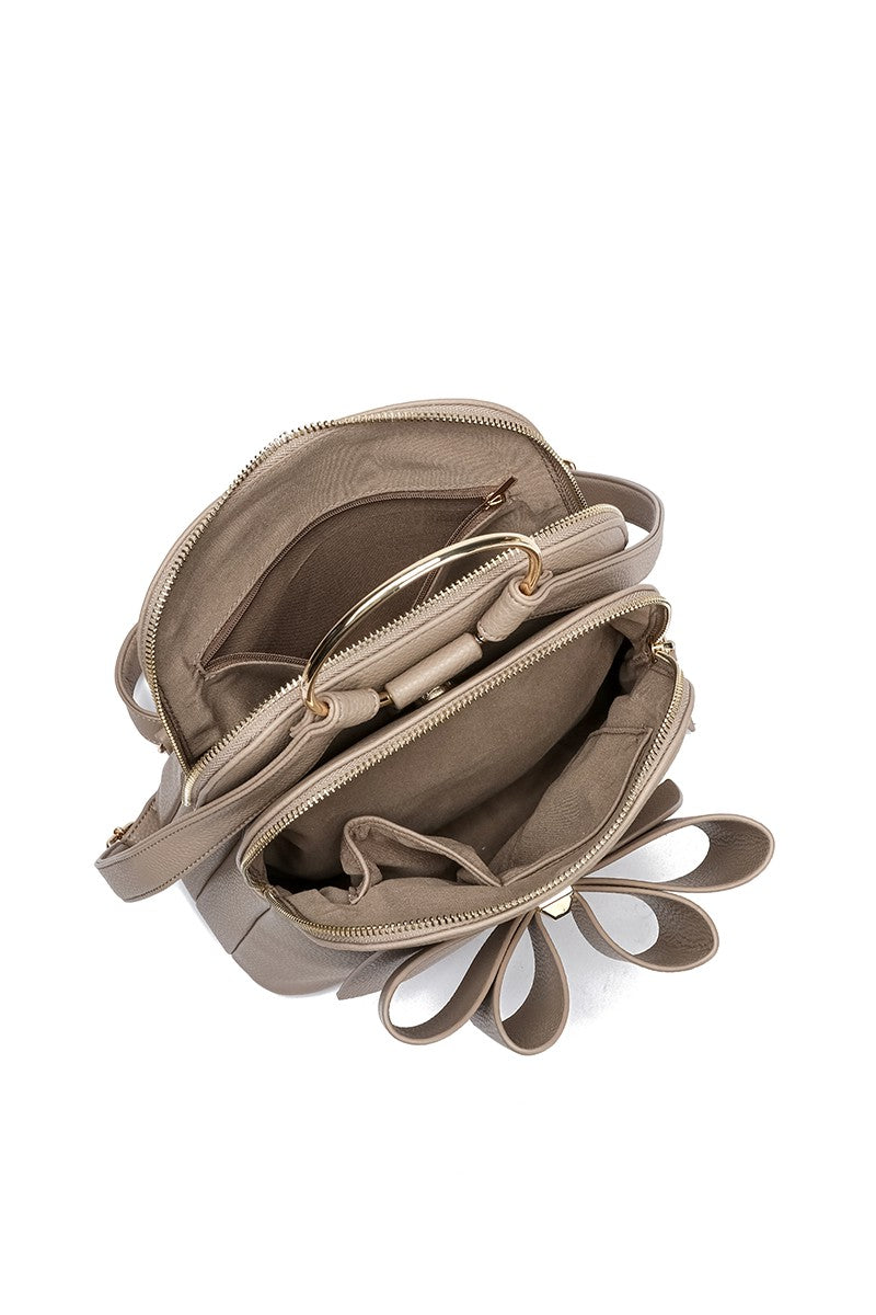 Makenna Bowtie Ring Handle Backpack