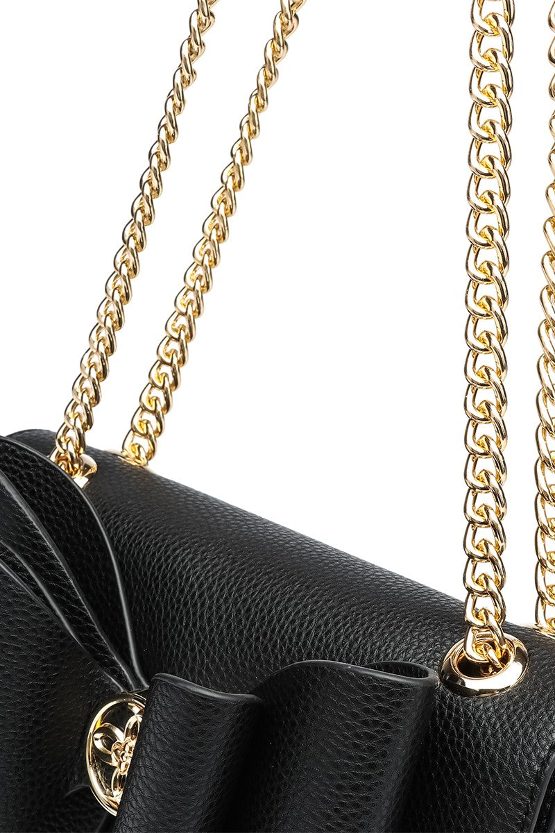 Petal Bowtie Dual Crossbody Bag