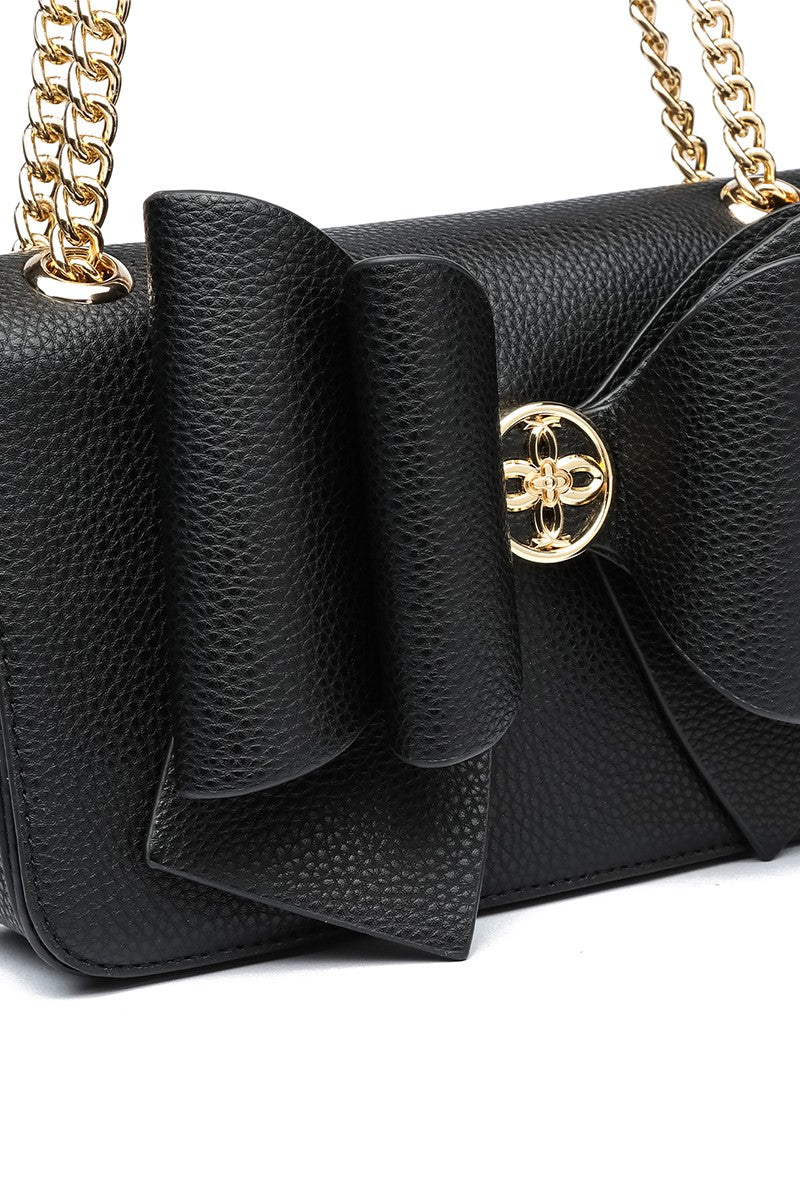Petal Bowtie Dual Crossbody Bag