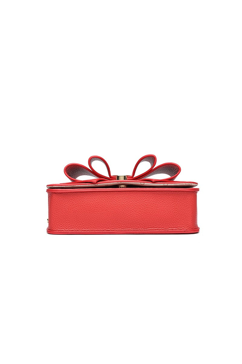 Petal Bowtie Dual Crossbody Bag