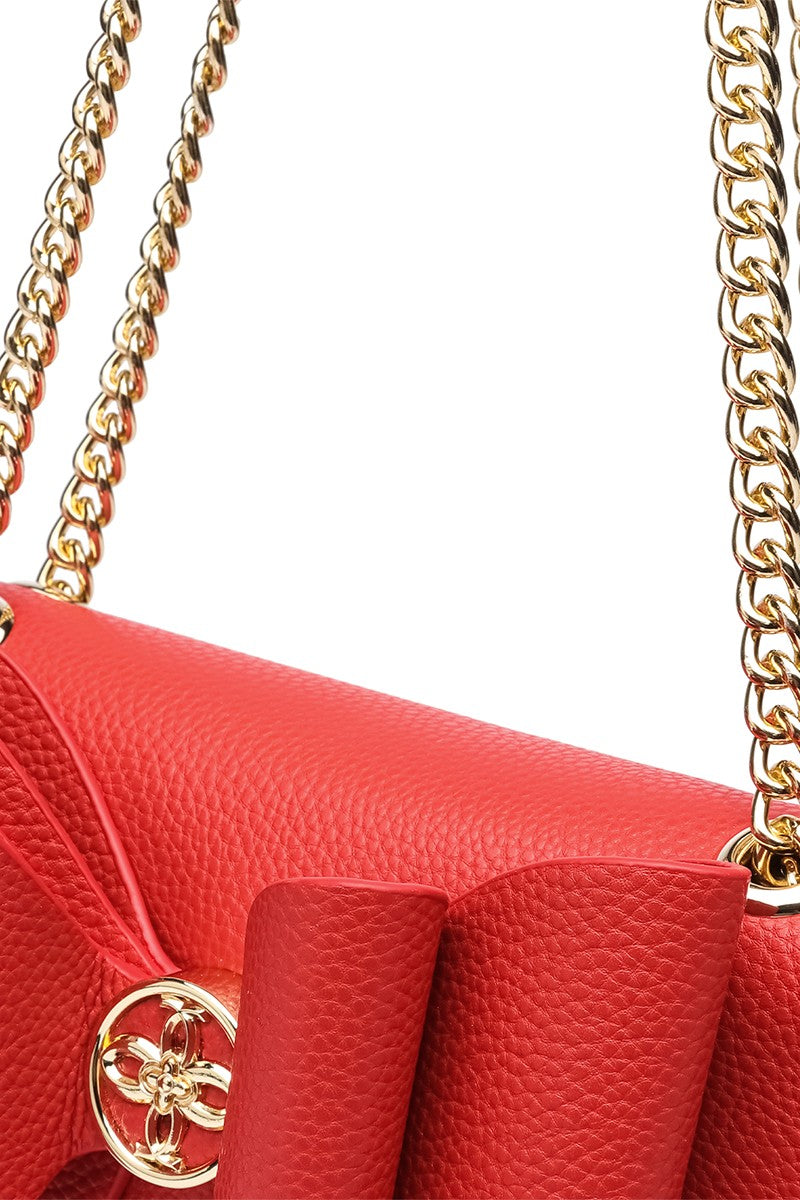 Petal Bowtie Dual Crossbody Bag