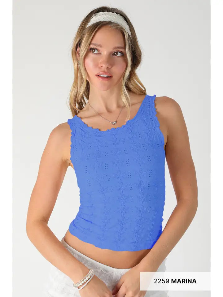 NikiBiki Floral Edge Top