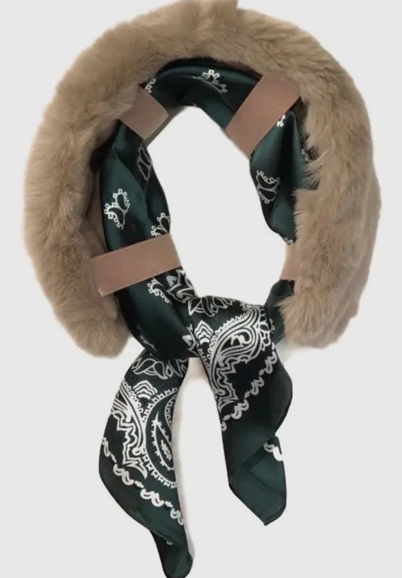 FAUX FUR SCARF COVER