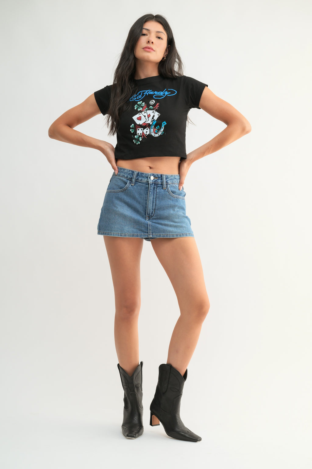 Lucky Find Denim Skort