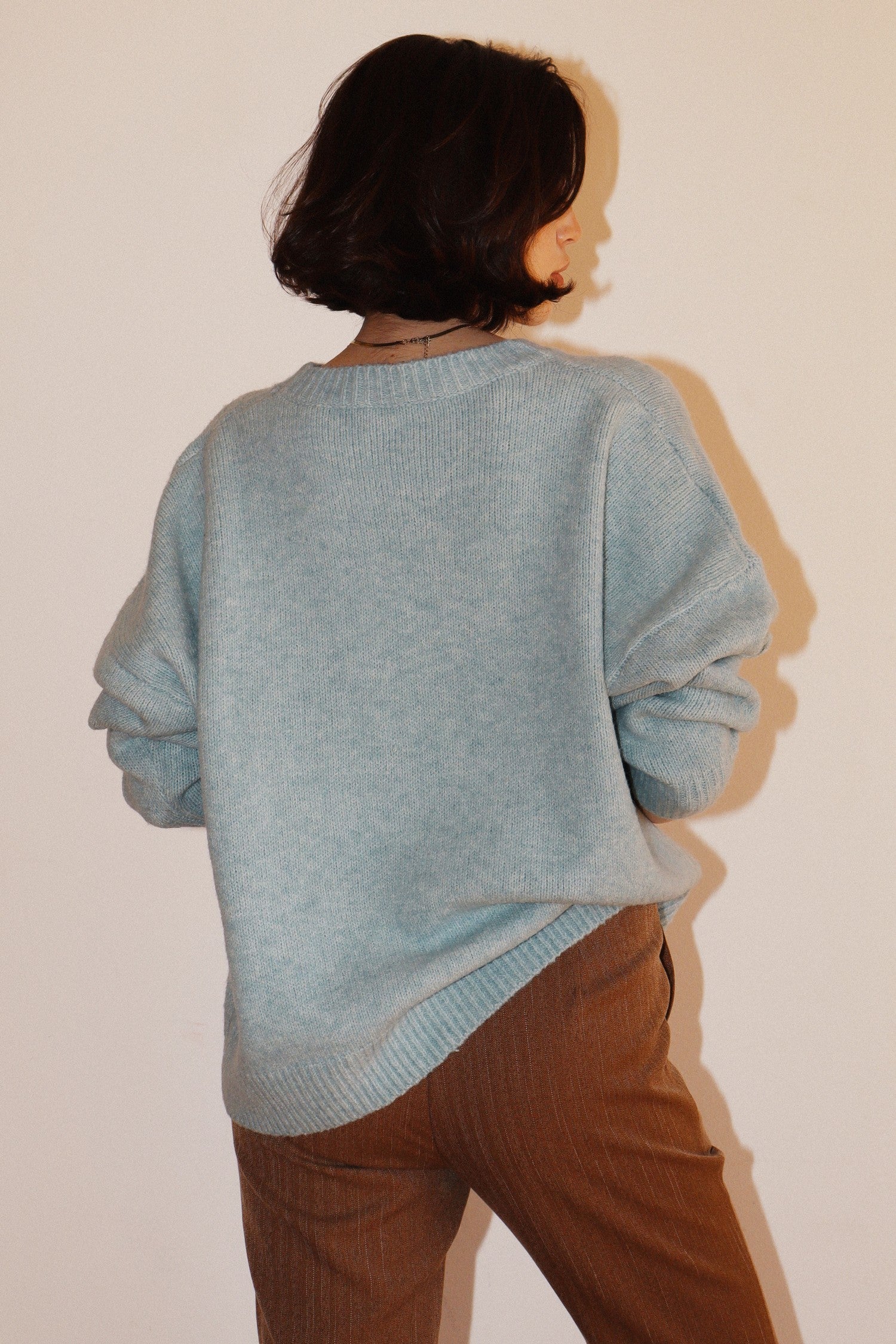 Embroidered Cowboy Knit Sweater