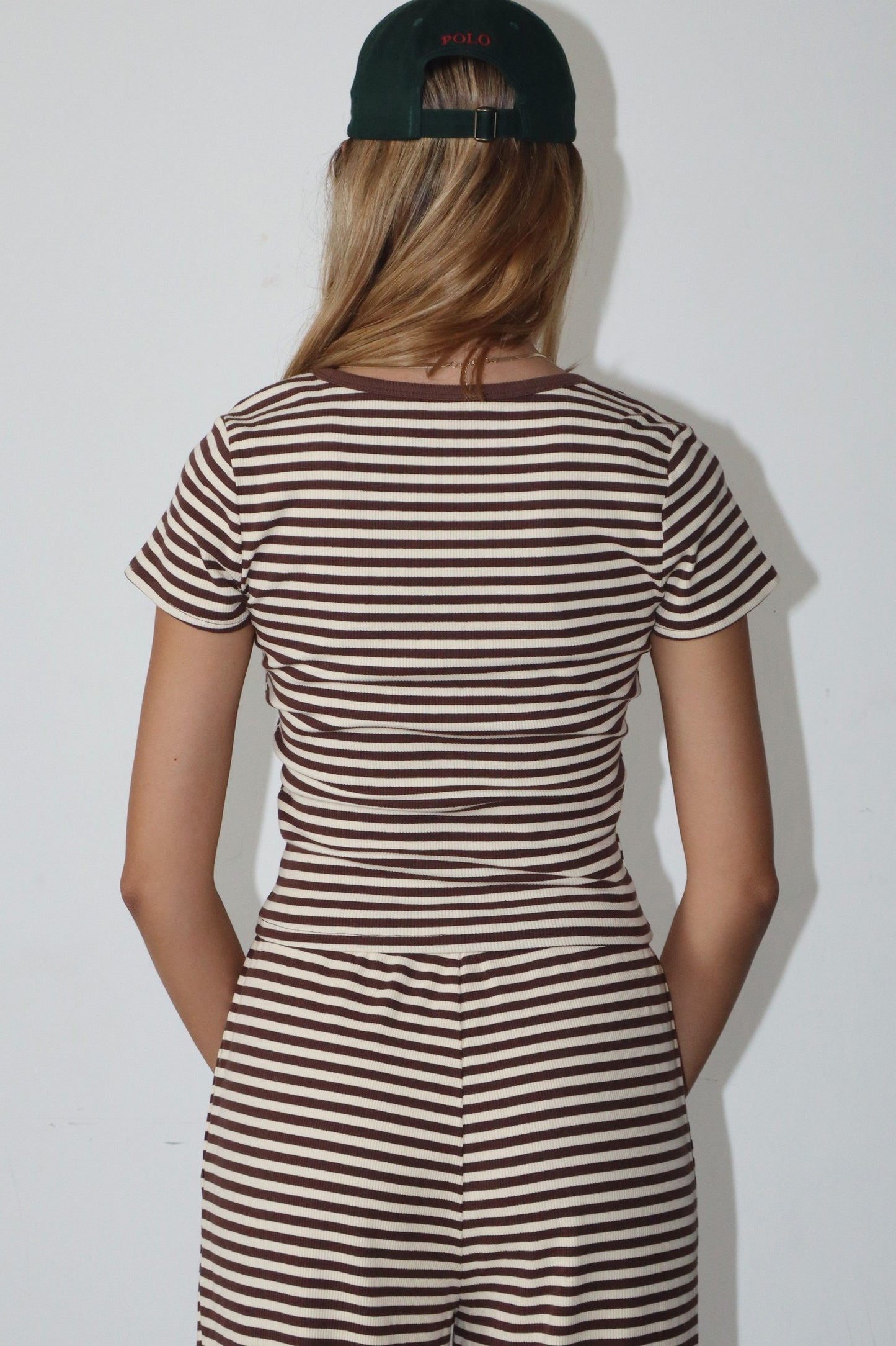 Striped Snap Button Tee
