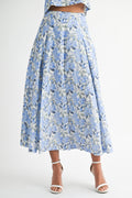 Floral Print Skirt