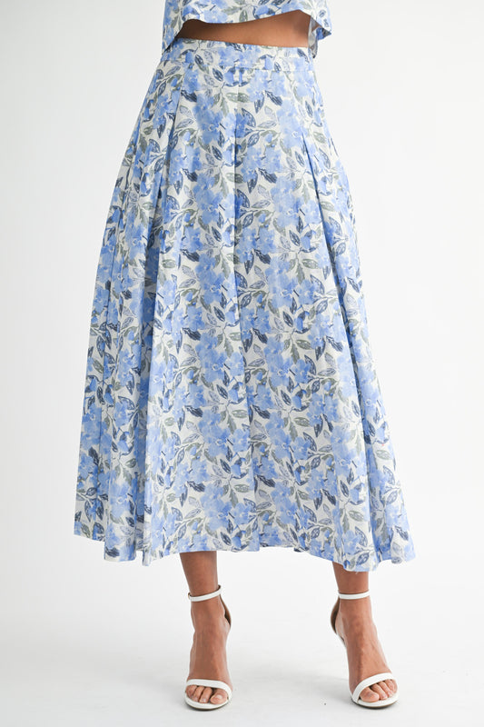 Floral Print Skirt