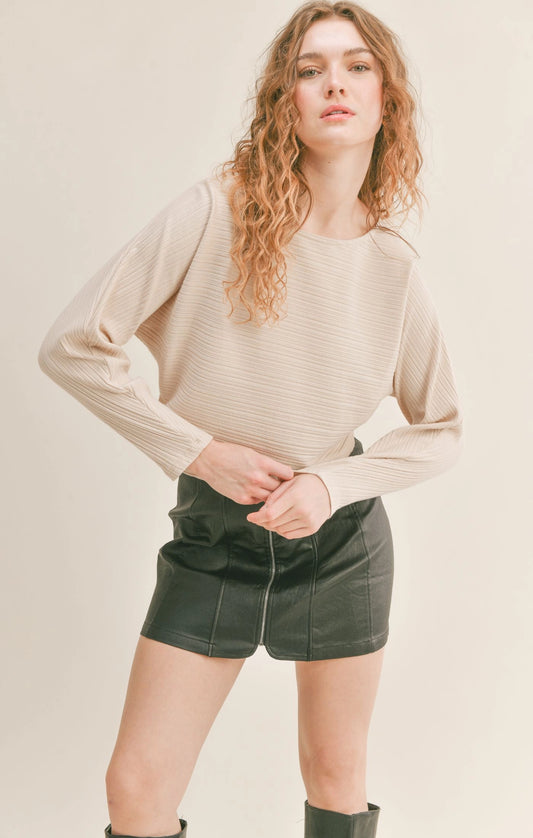 Sadie & Sage Penelope Boat Neck Top