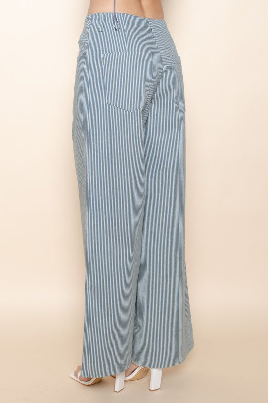 Bow Tie Wide Leg Pants