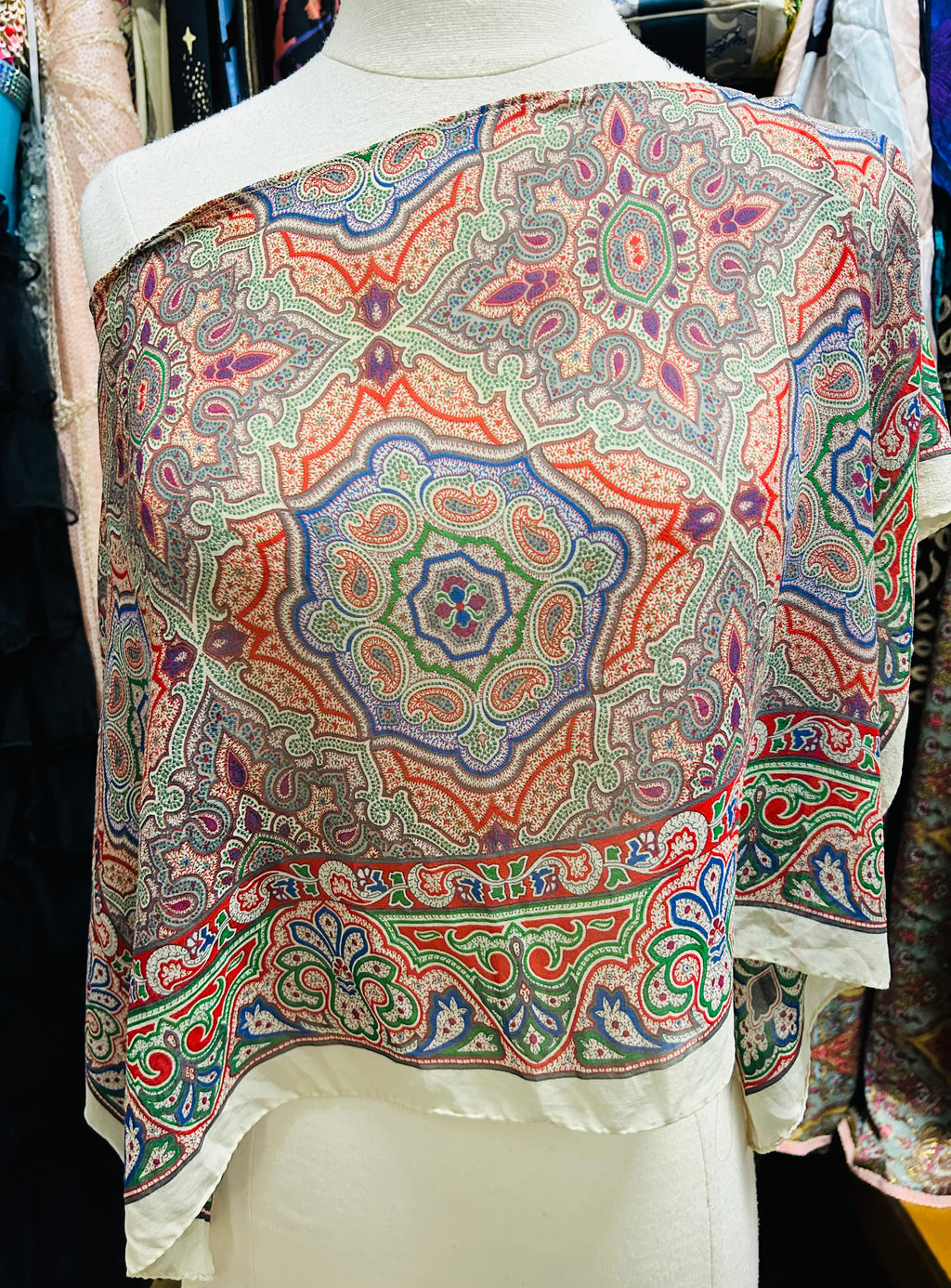 OOAk Vintage Etro Designer Scarf Top