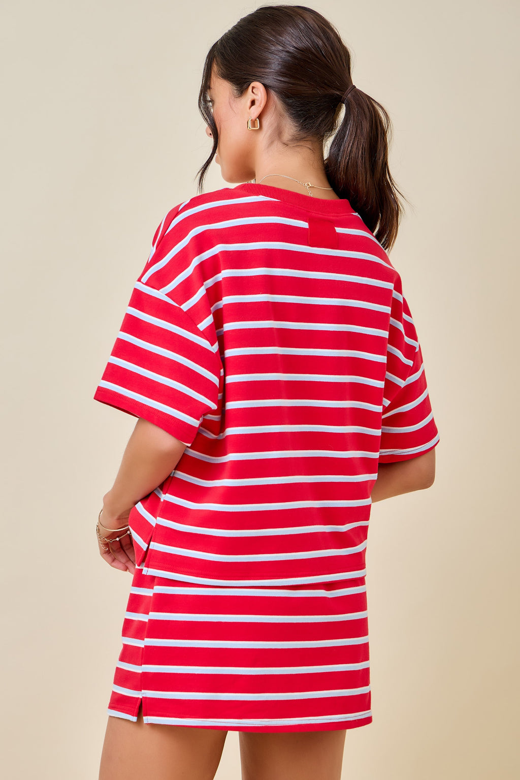 Stay Curious Boxy Short Sleeve Sweatshirt