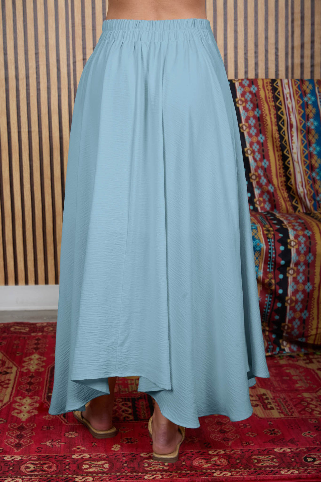 Pleated Midi Skirt