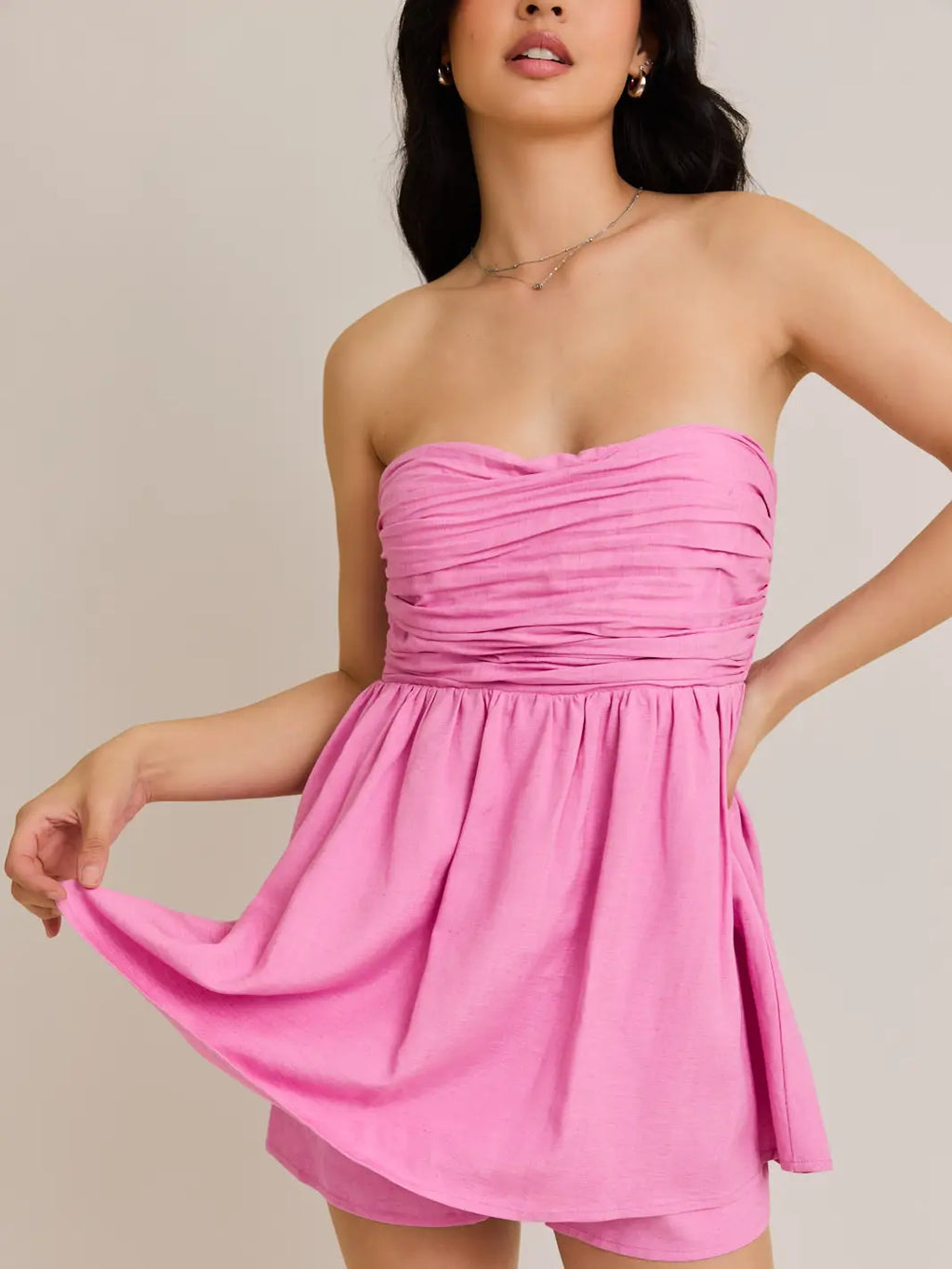 Baby Doll Tube Romper