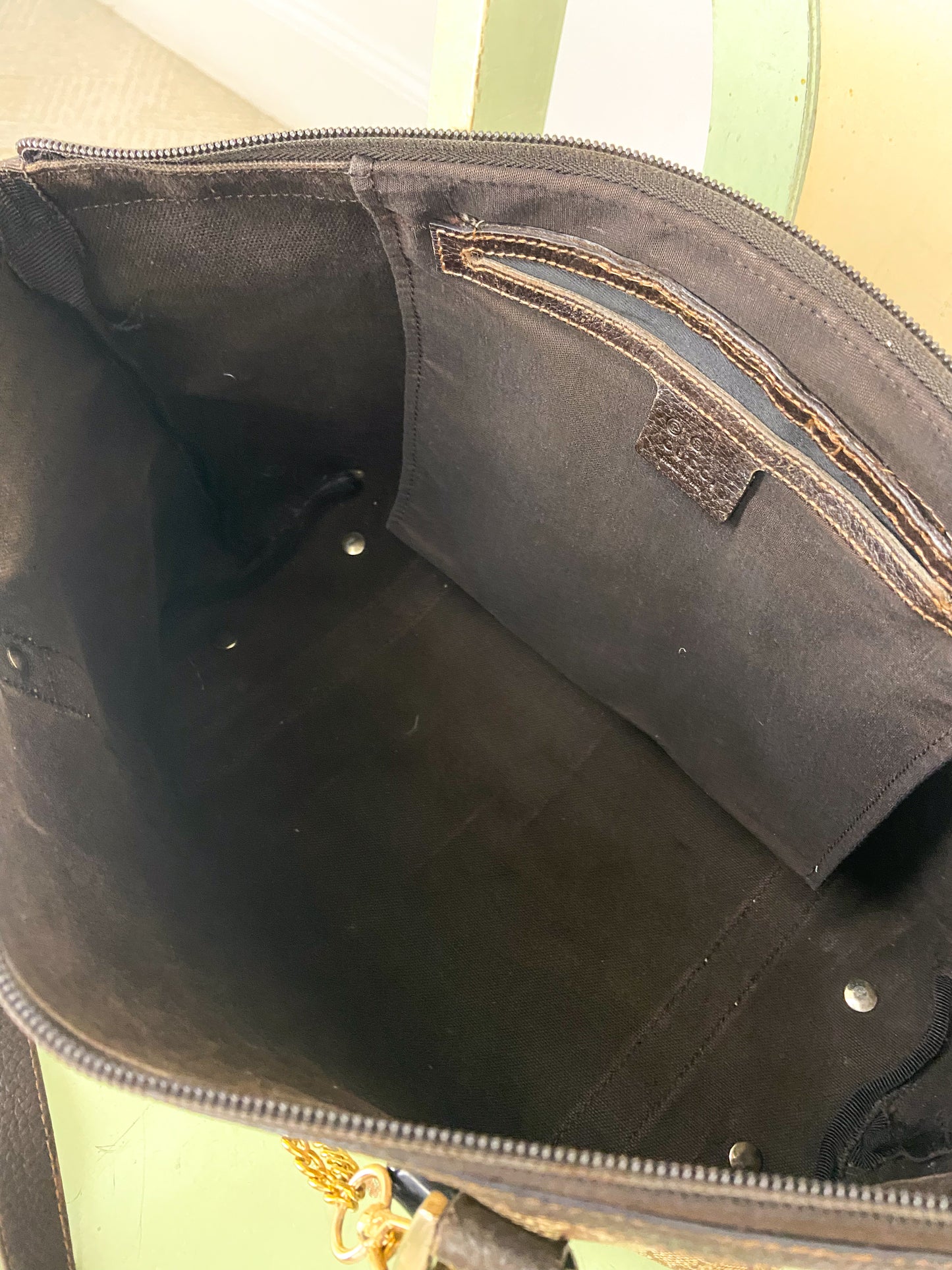 OOAK VINTAGE GUCCI AIRPLANE CHARM PURSE