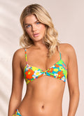 Maaji 90S Floral Kelly Triangle Bikini Top