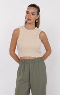 Sage the Label Go To It Sleeveless Sweater Top