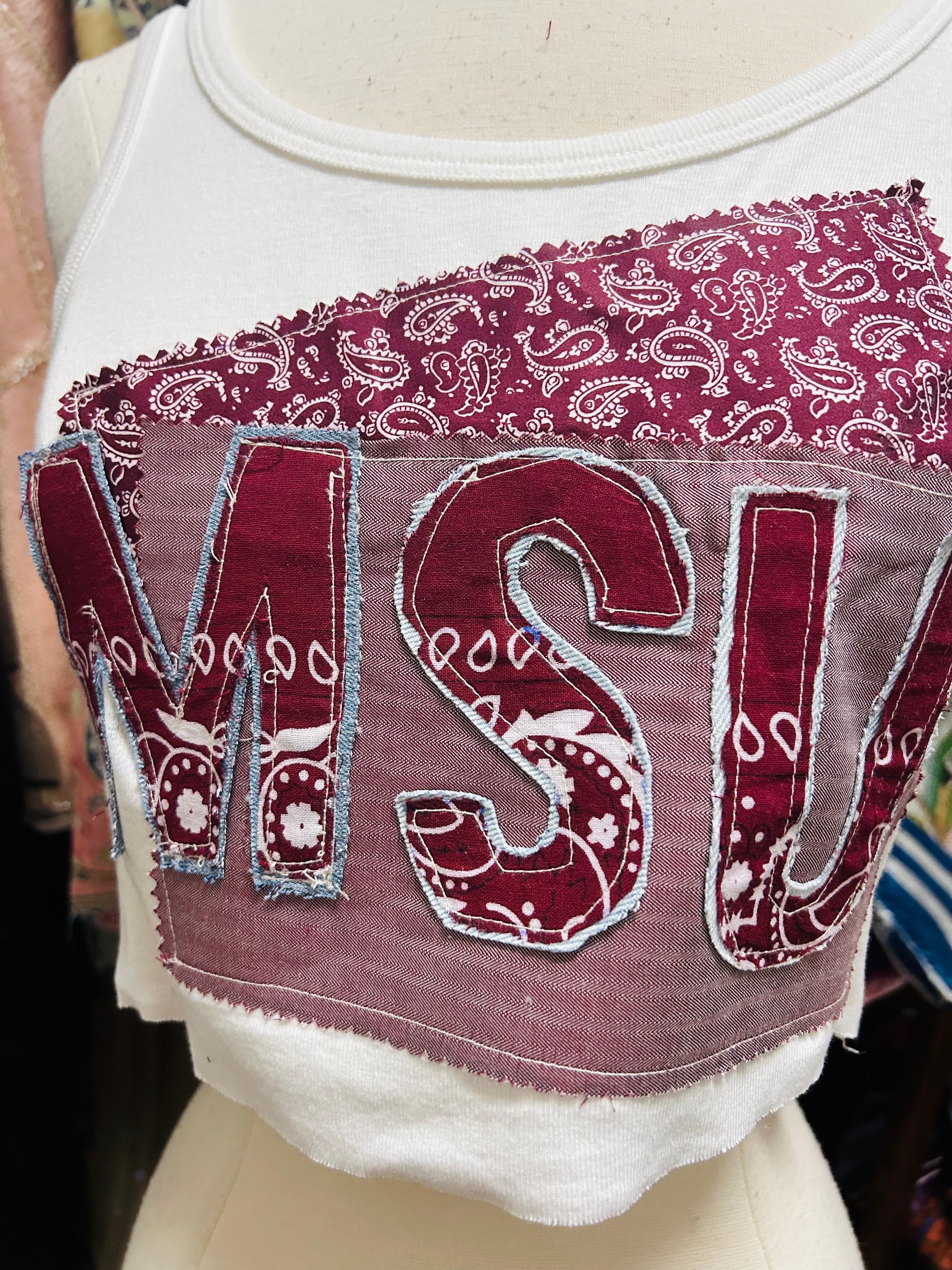 OOAK MSU Patchwork Tank