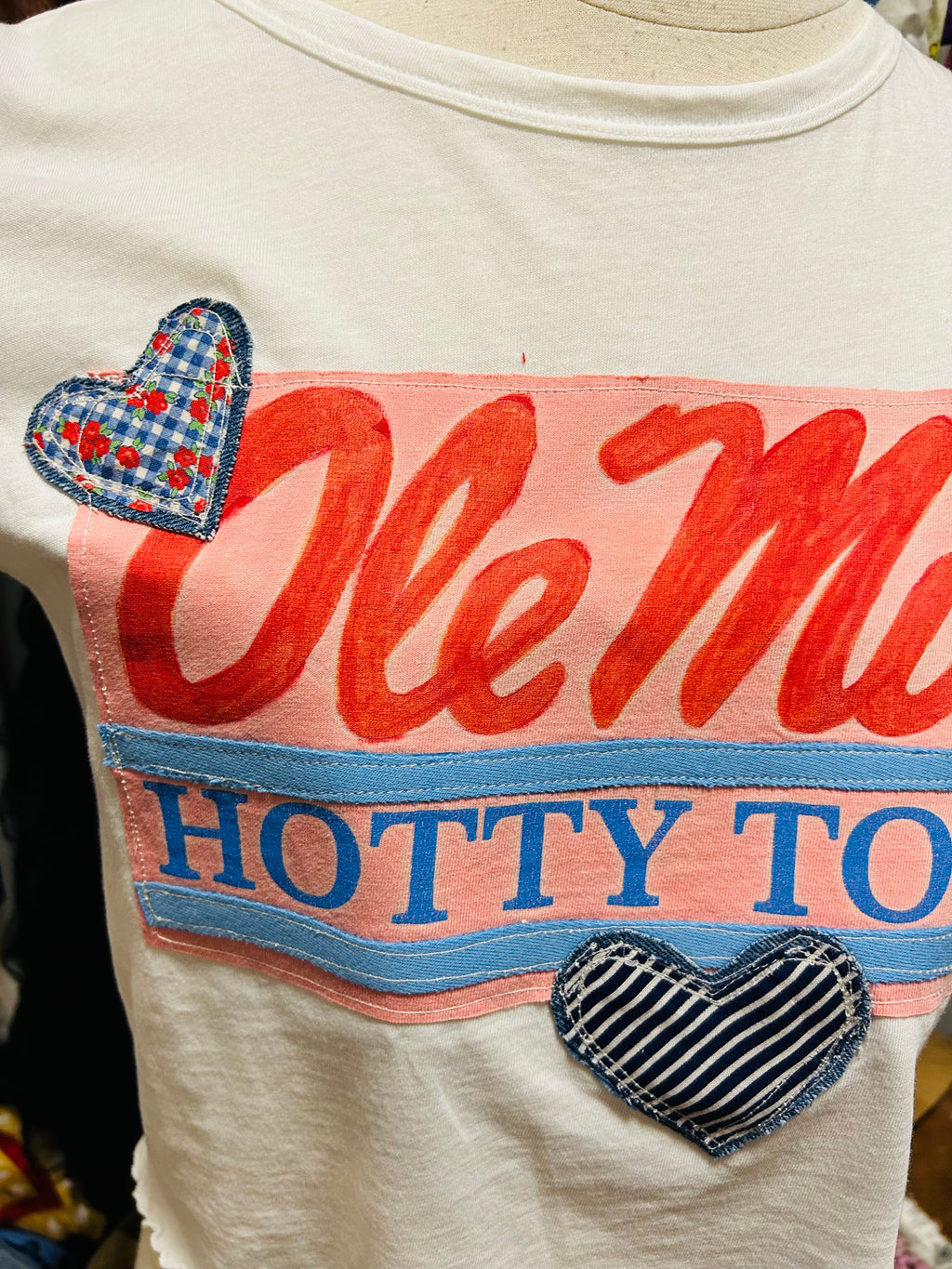 OOAK Hotty Toddy Patchwork Tee