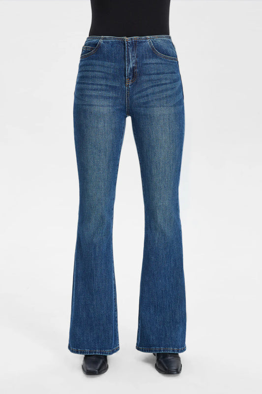 Bayeas High Rise Bootcut Flare Denim Jeans