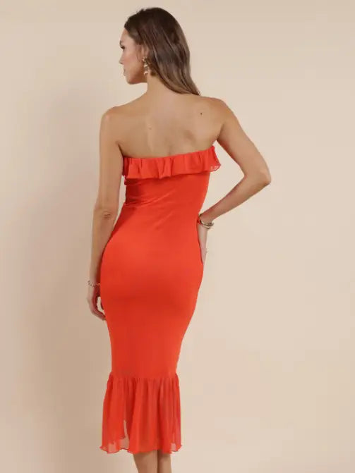 Sage the Label Sunkissed Nose Tube Midi Dress