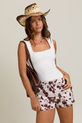 Square Neck Sleeveless Bodysuit
