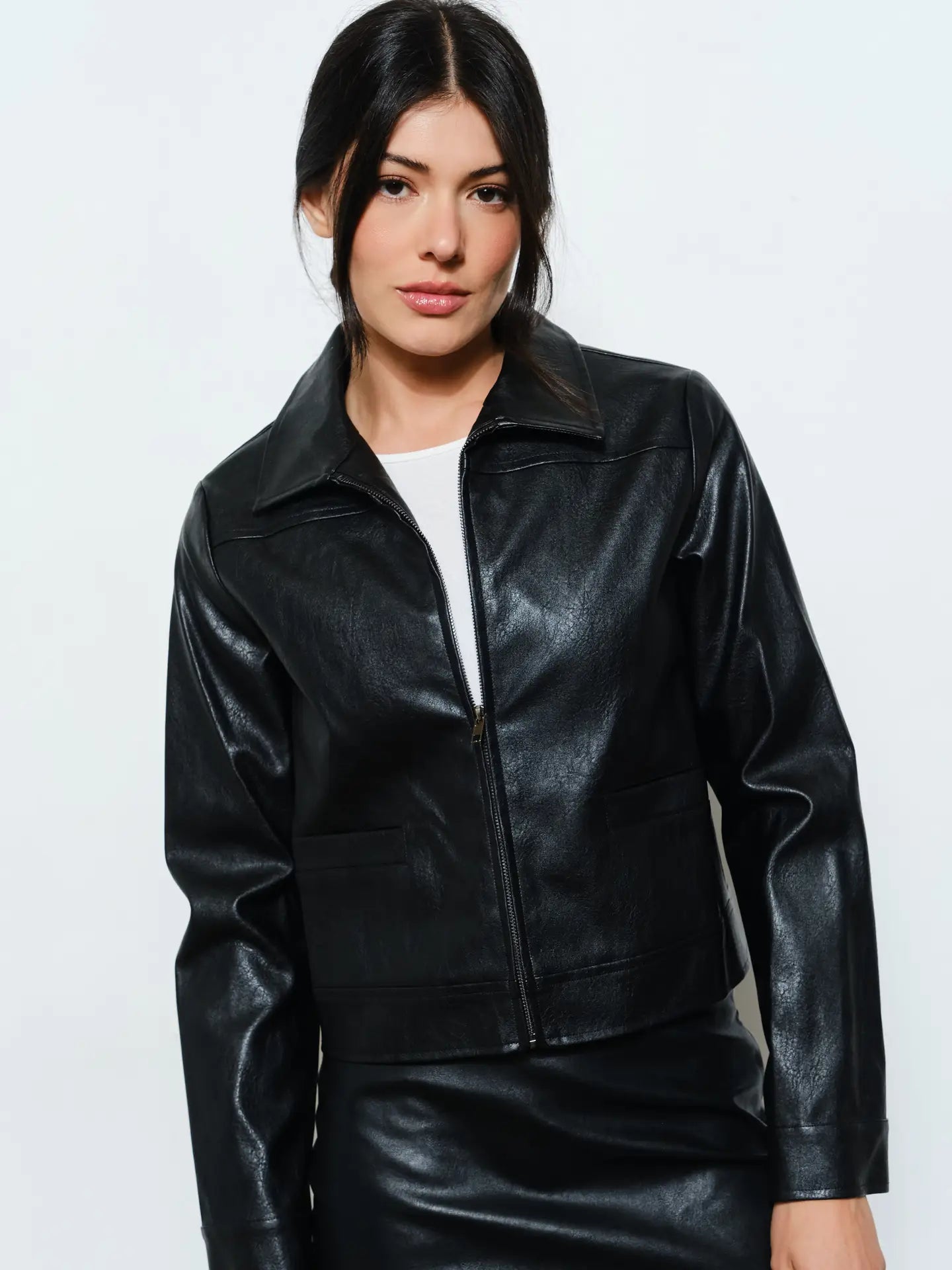 Nina Vegan Leather Jacket