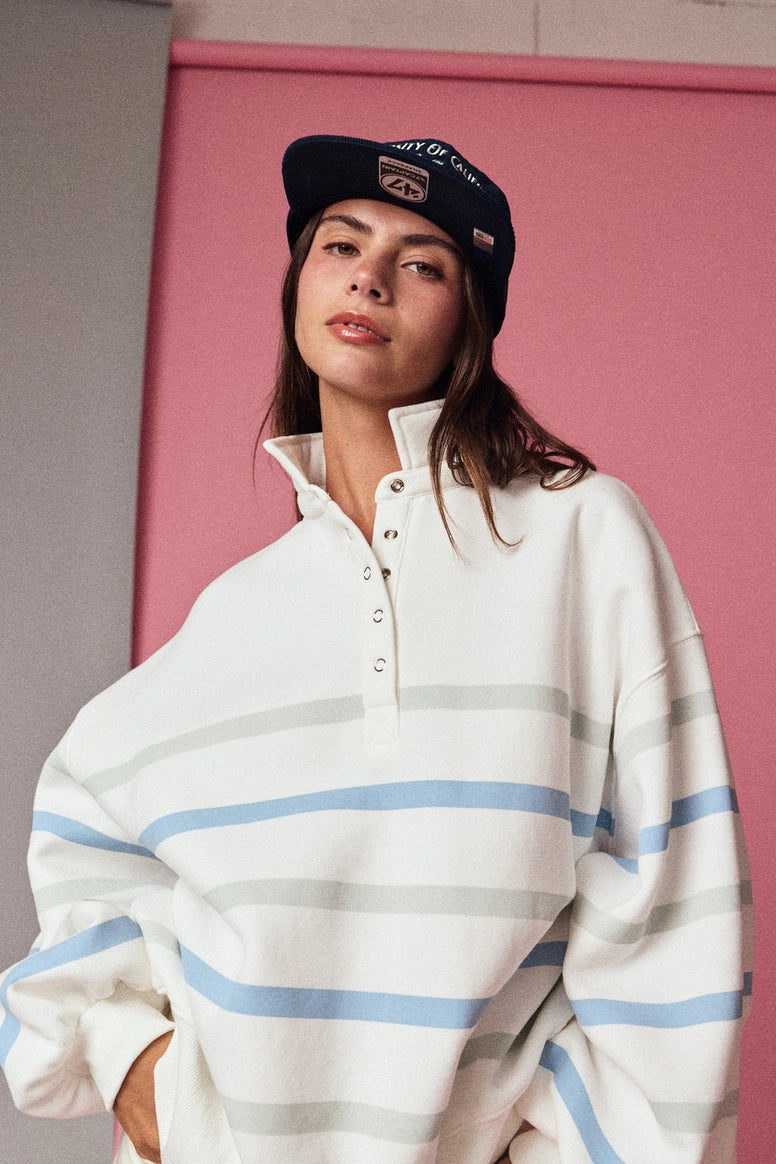 Multi Color Striped Sweater Top