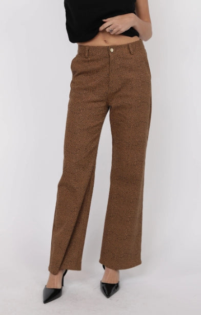 Sage the Label Pretty Wild Printed Twill Pants